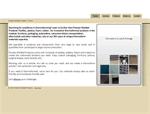 Tablet Screenshot of pioneermoldedproducts.com